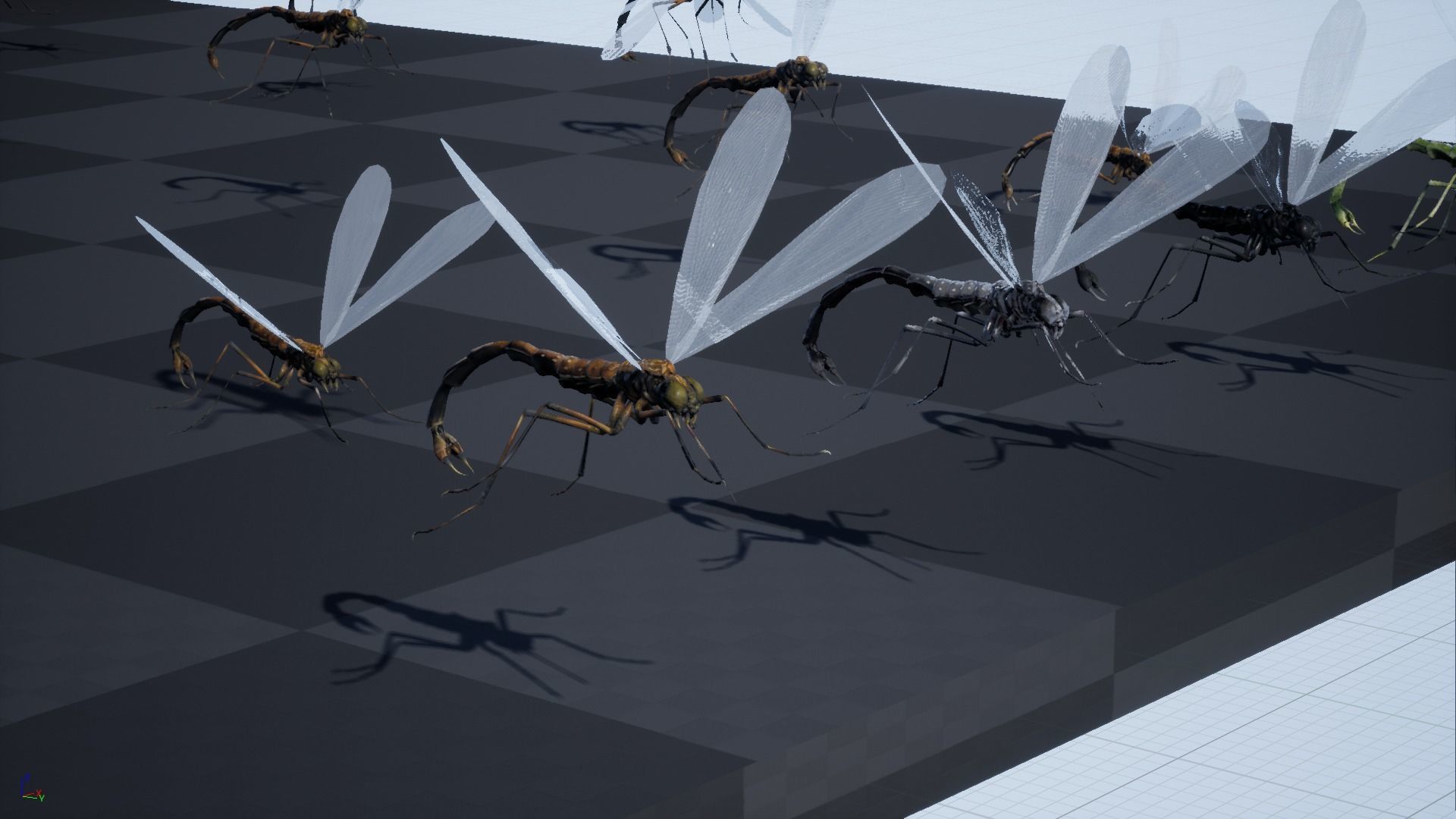 MosquitoVampire flying insect Low-poly 3D model_23