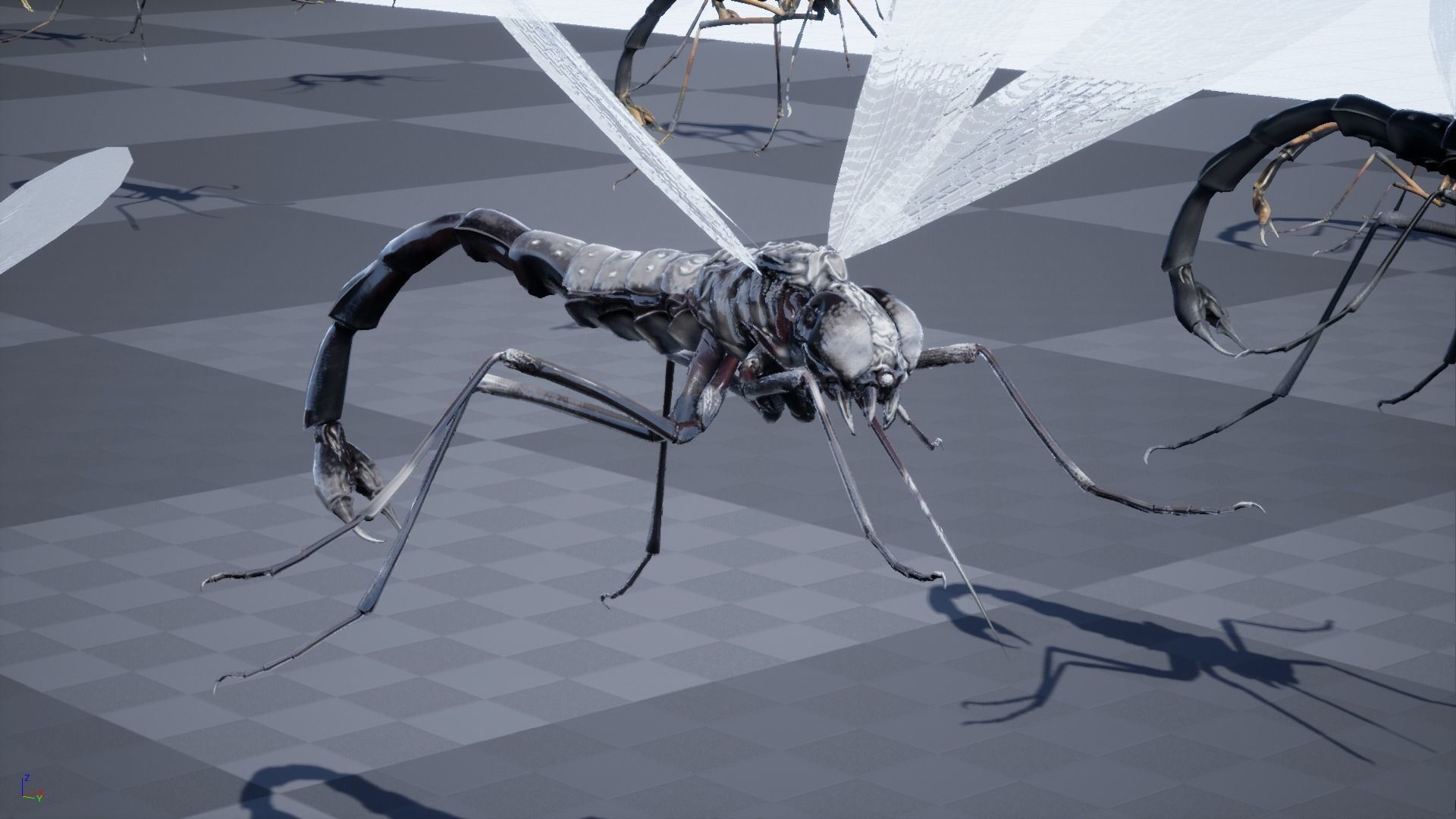 MosquitoVampire flying insect Low-poly 3D model_24