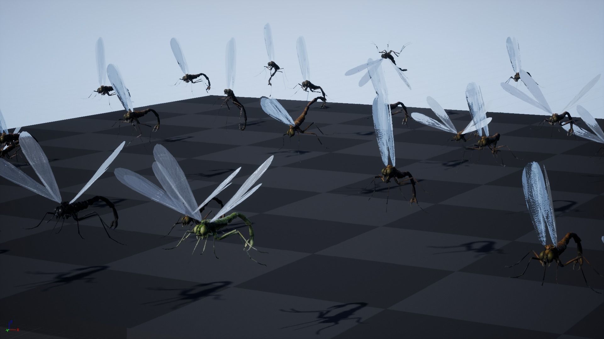 MosquitoVampire flying insect Low-poly 3D model_26