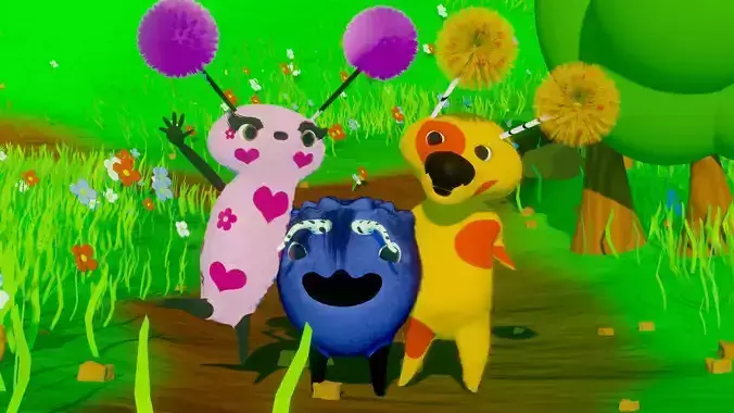 THE HUFFERS flower with legs