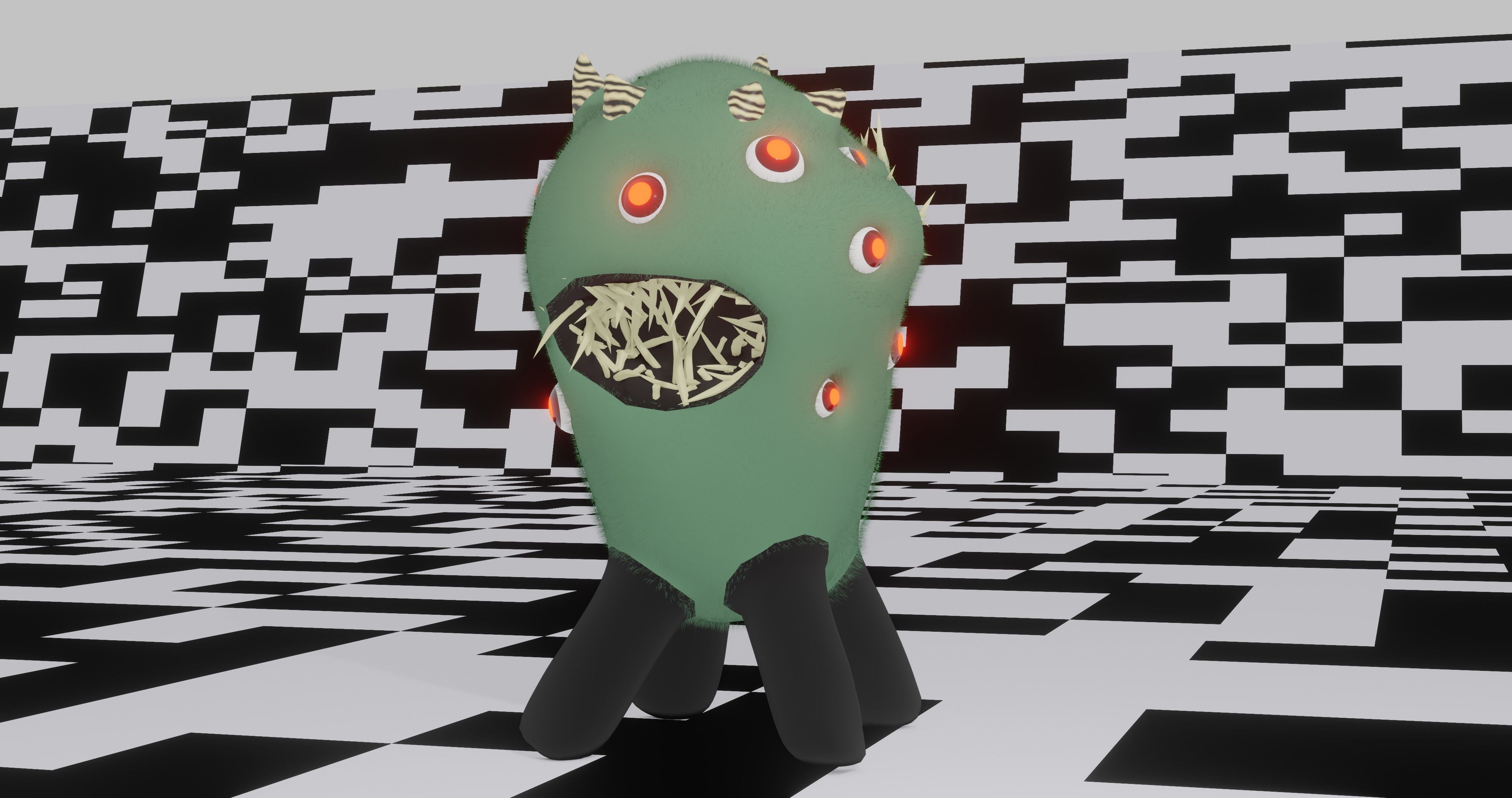 HUFFERS AND RUFFERS Low-poly 3D model_13