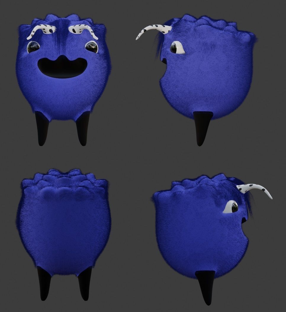 HUFFERS AND RUFFERS Low-poly 3D model_95