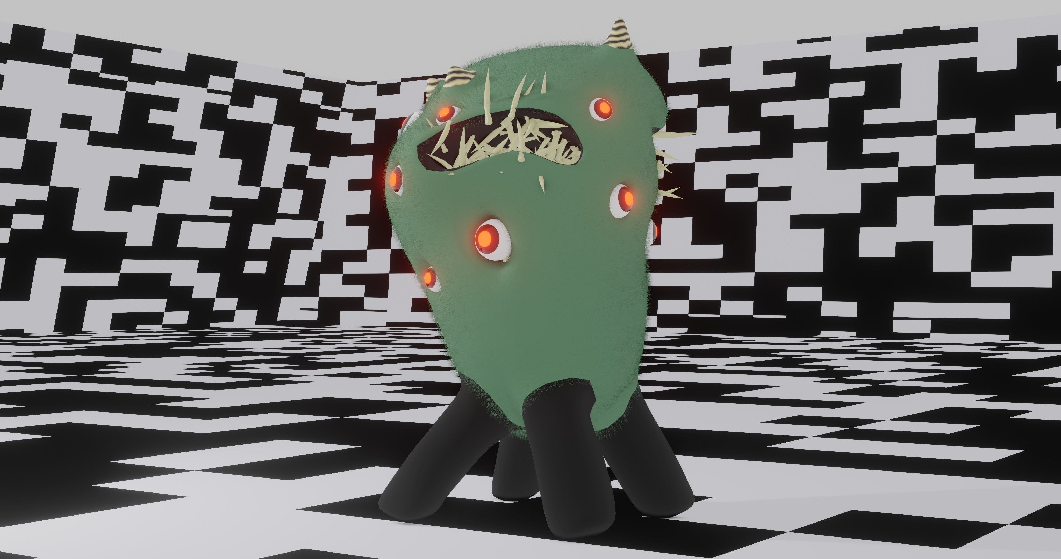 HUFFERS AND RUFFERS Low-poly 3D model_23