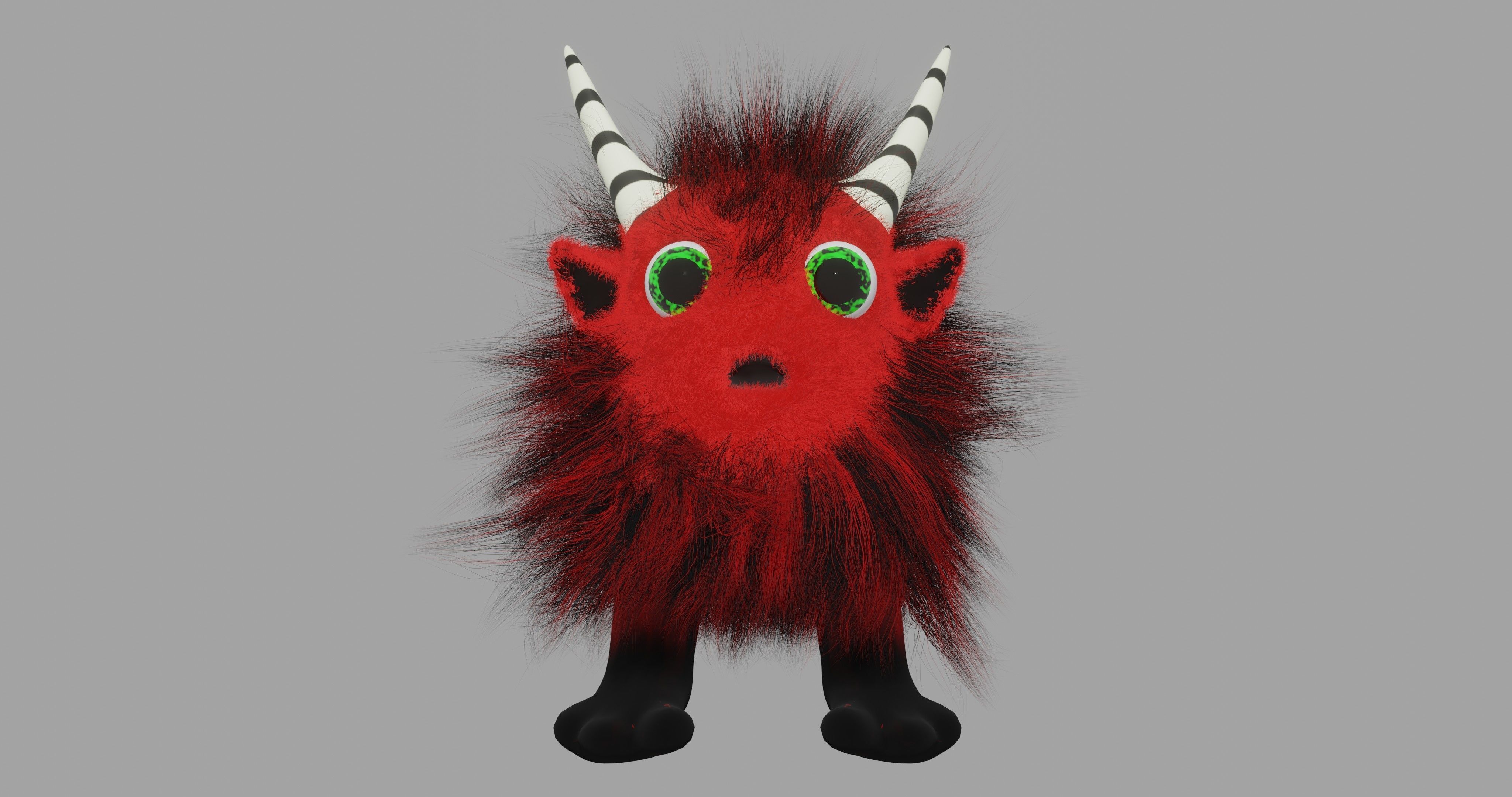 HUFFERS AND RUFFERS Low-poly 3D model_4