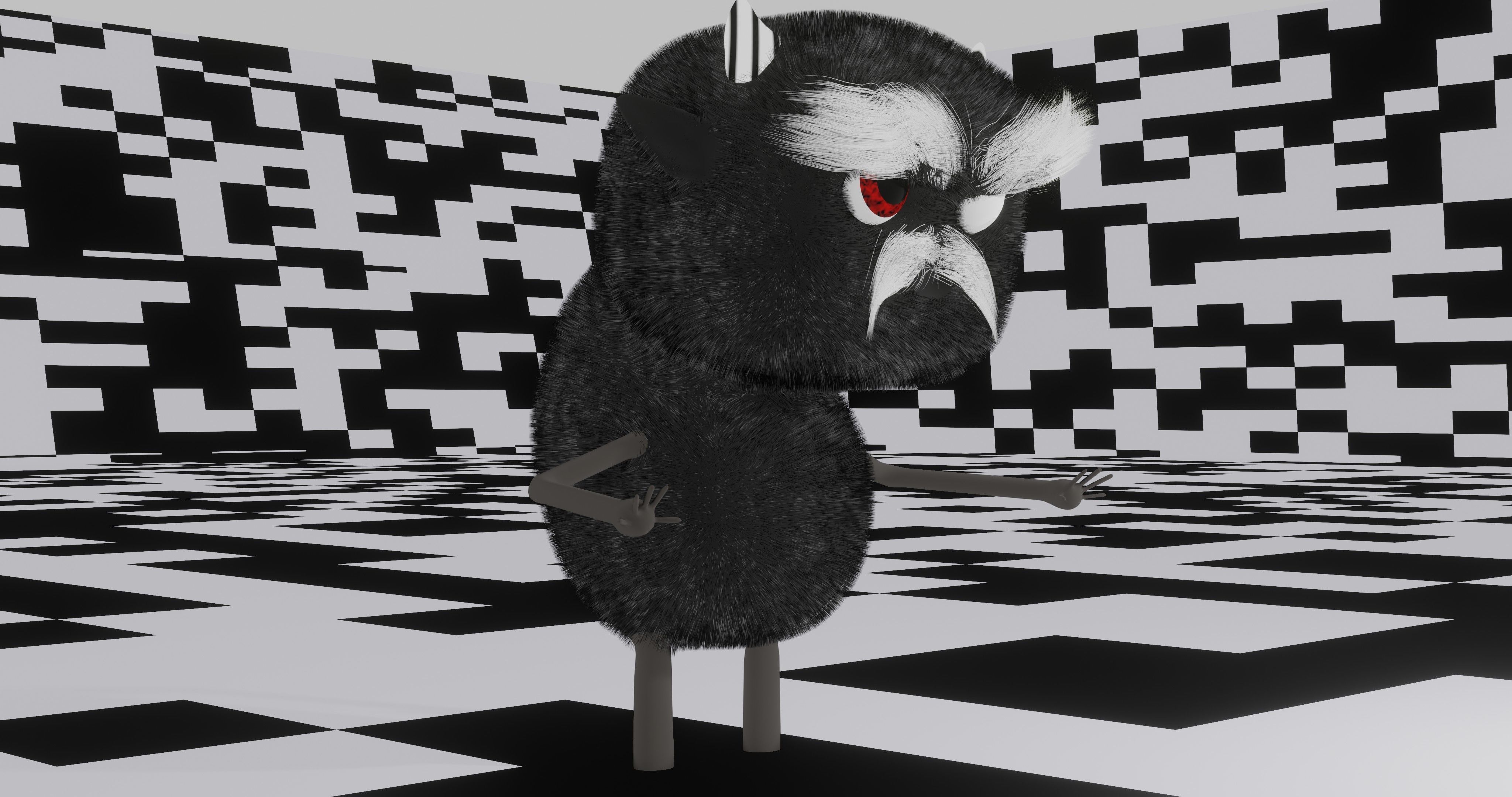 HUFFERS AND RUFFERS Low-poly 3D model_41