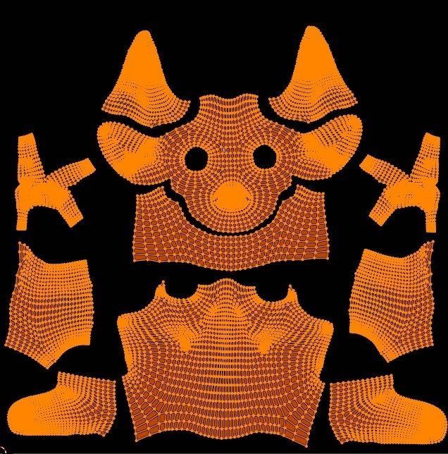 HUFFERS AND RUFFERS Low-poly 3D model_53