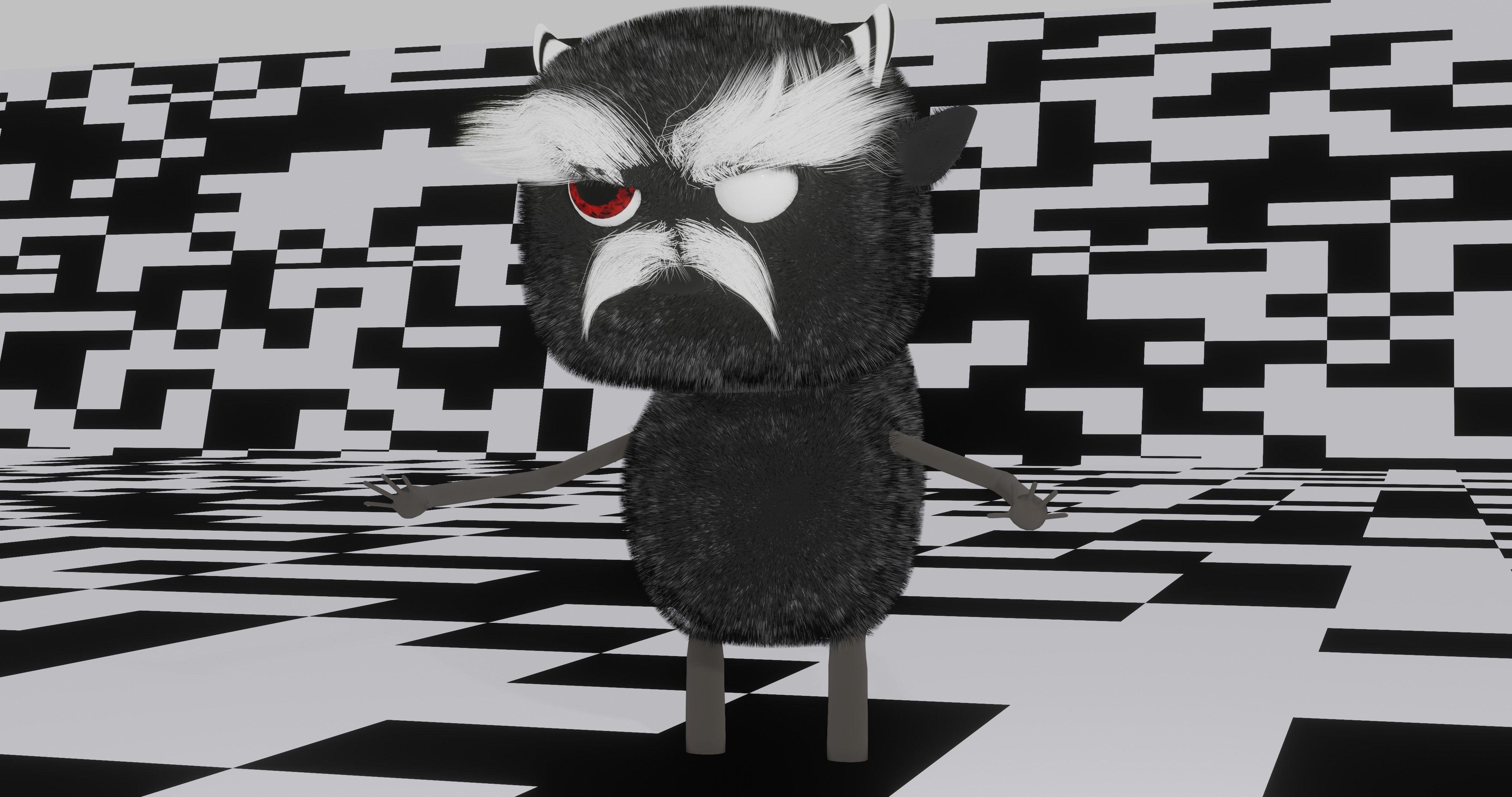 HUFFERS AND RUFFERS Low-poly 3D model_11