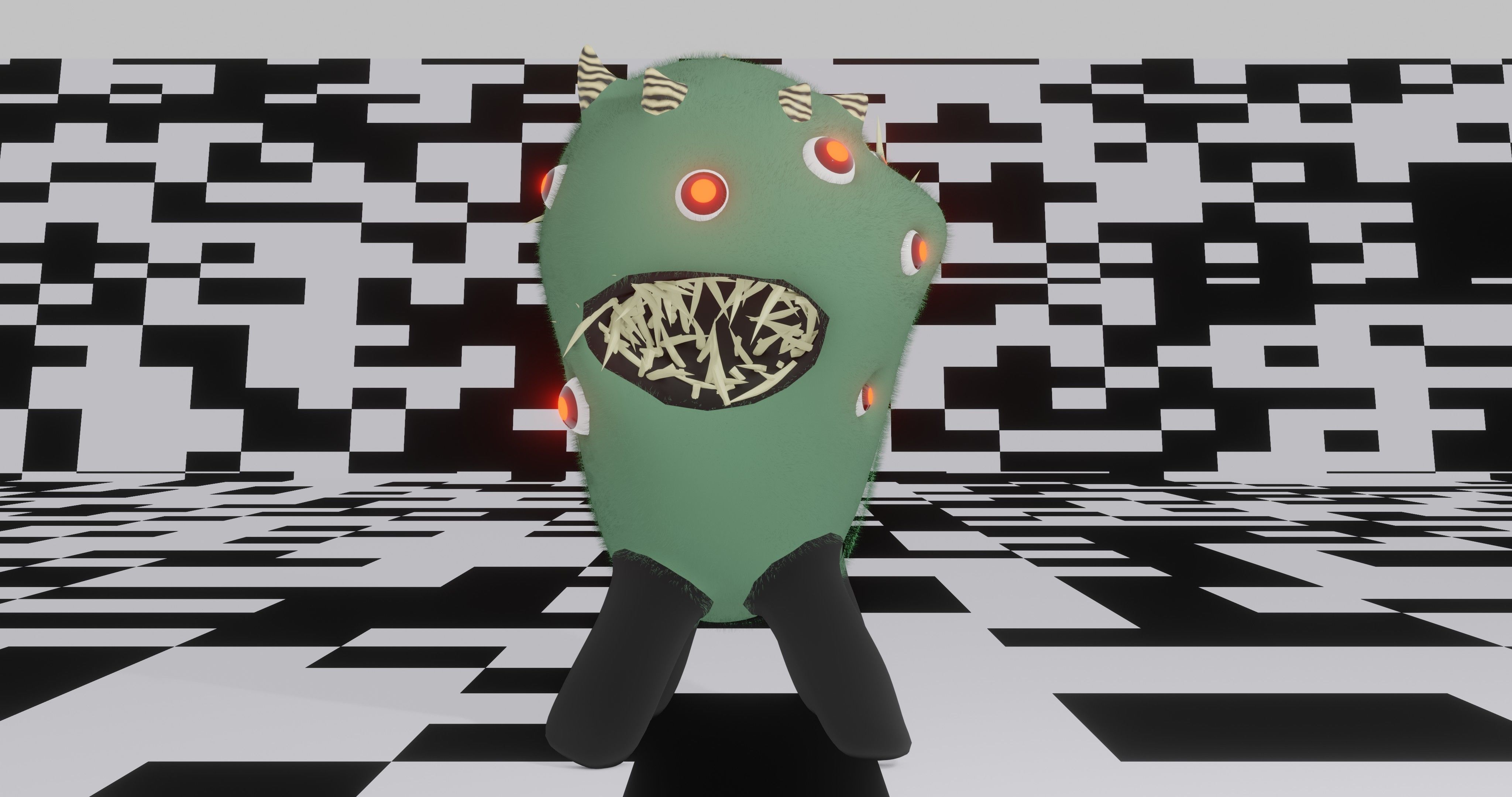 HUFFERS AND RUFFERS Low-poly 3D model_8