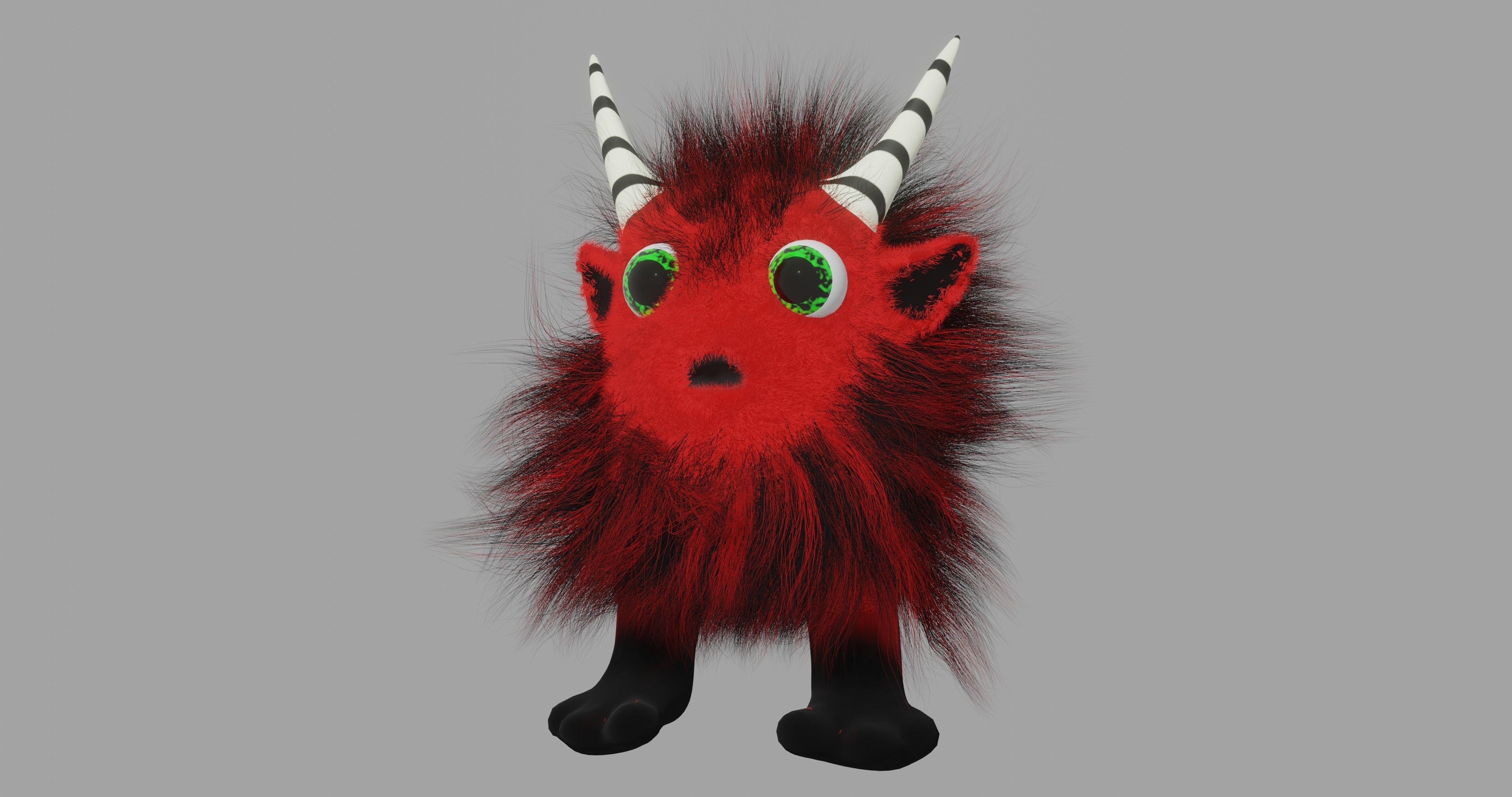 HUFFERS AND RUFFERS Low-poly 3D model_9