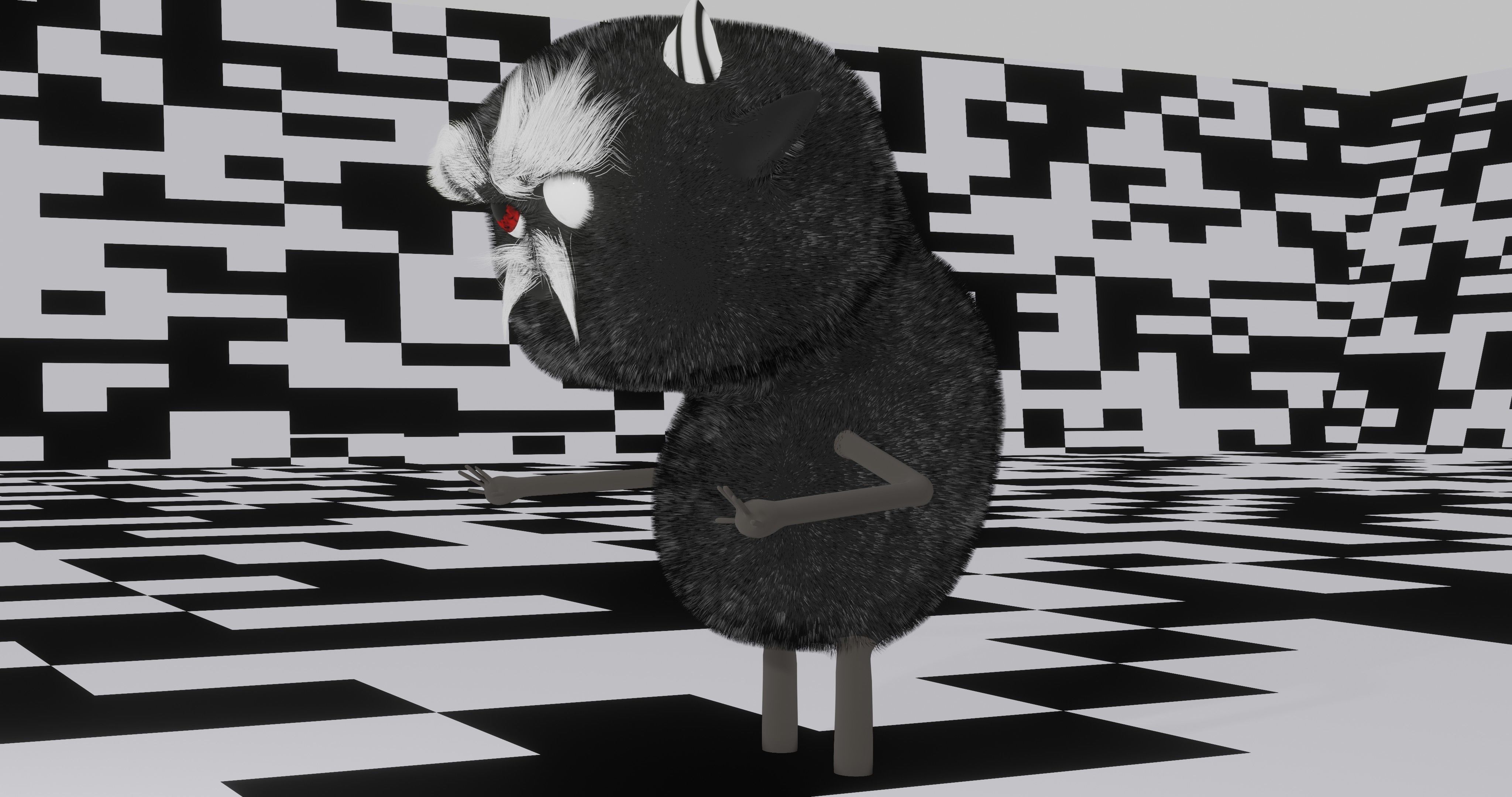 HUFFERS AND RUFFERS Low-poly 3D model_16