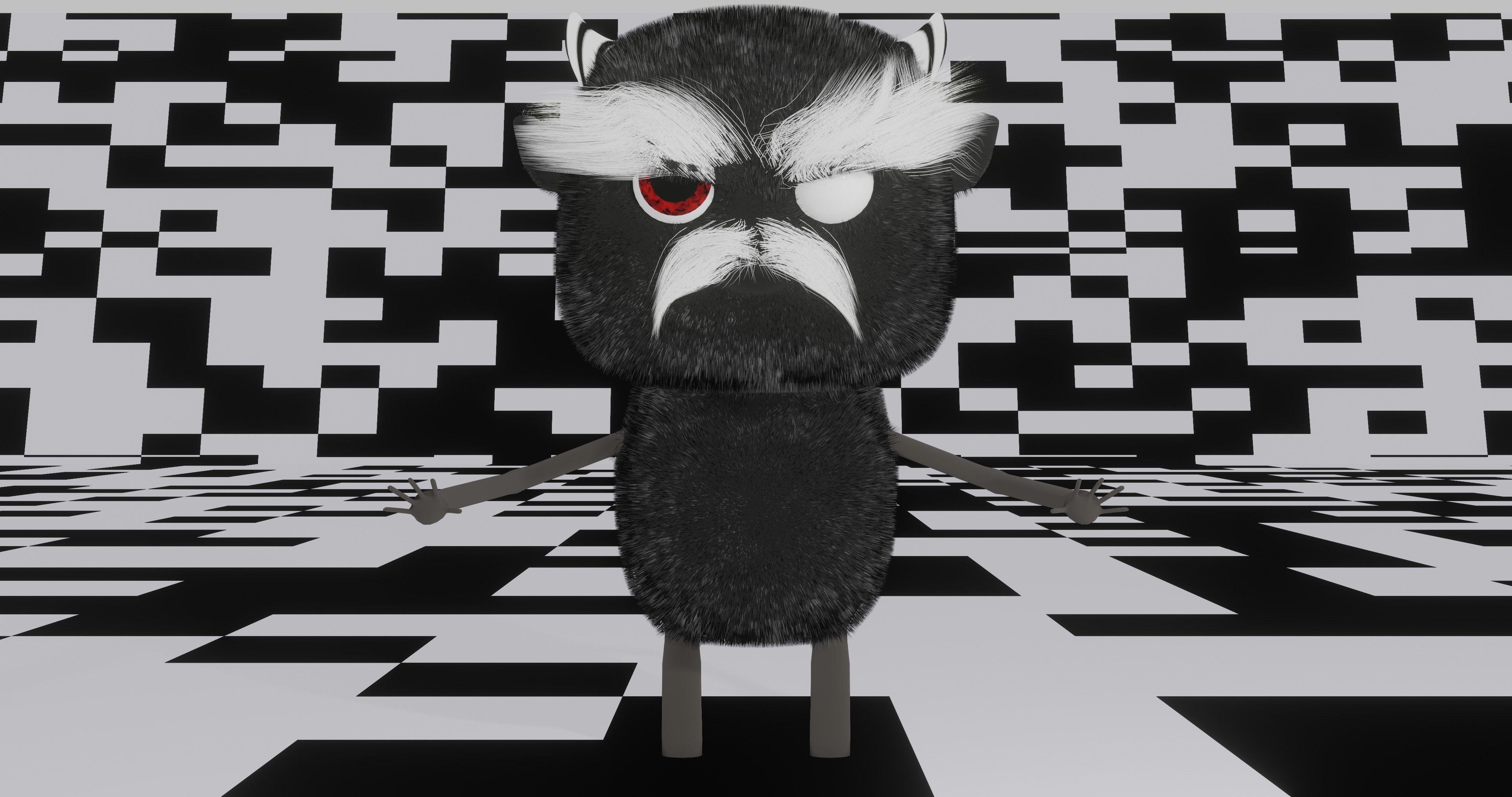 HUFFERS AND RUFFERS Low-poly 3D model_6