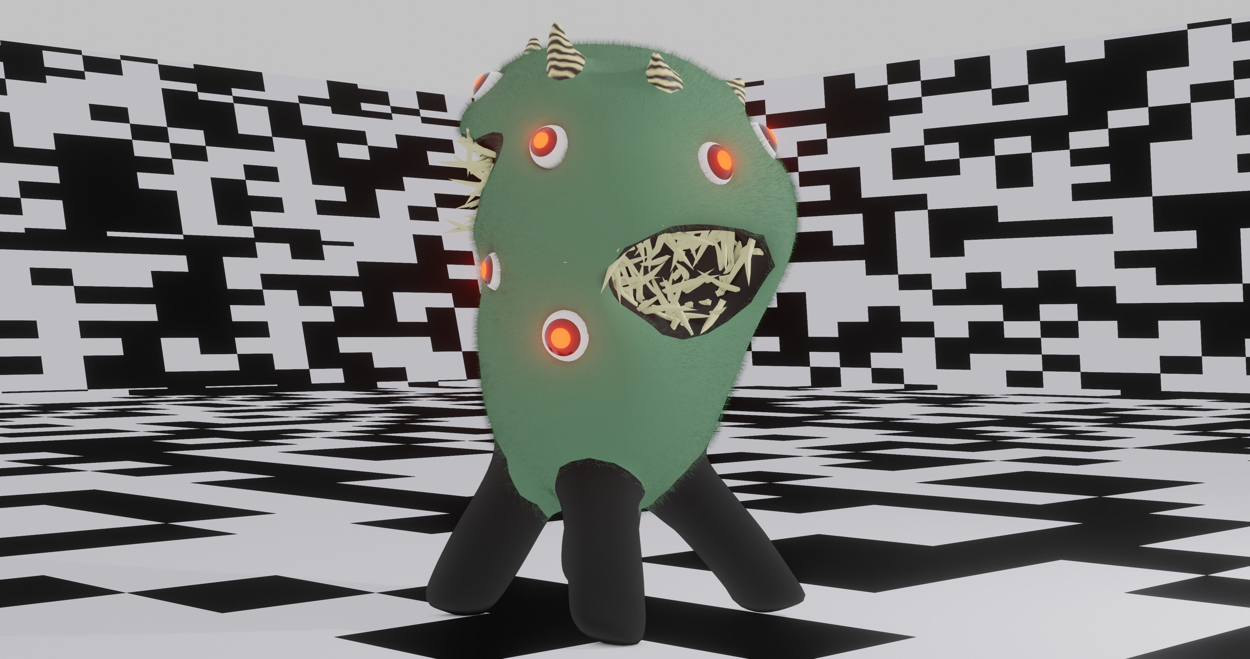 HUFFERS AND RUFFERS Low-poly 3D model_43