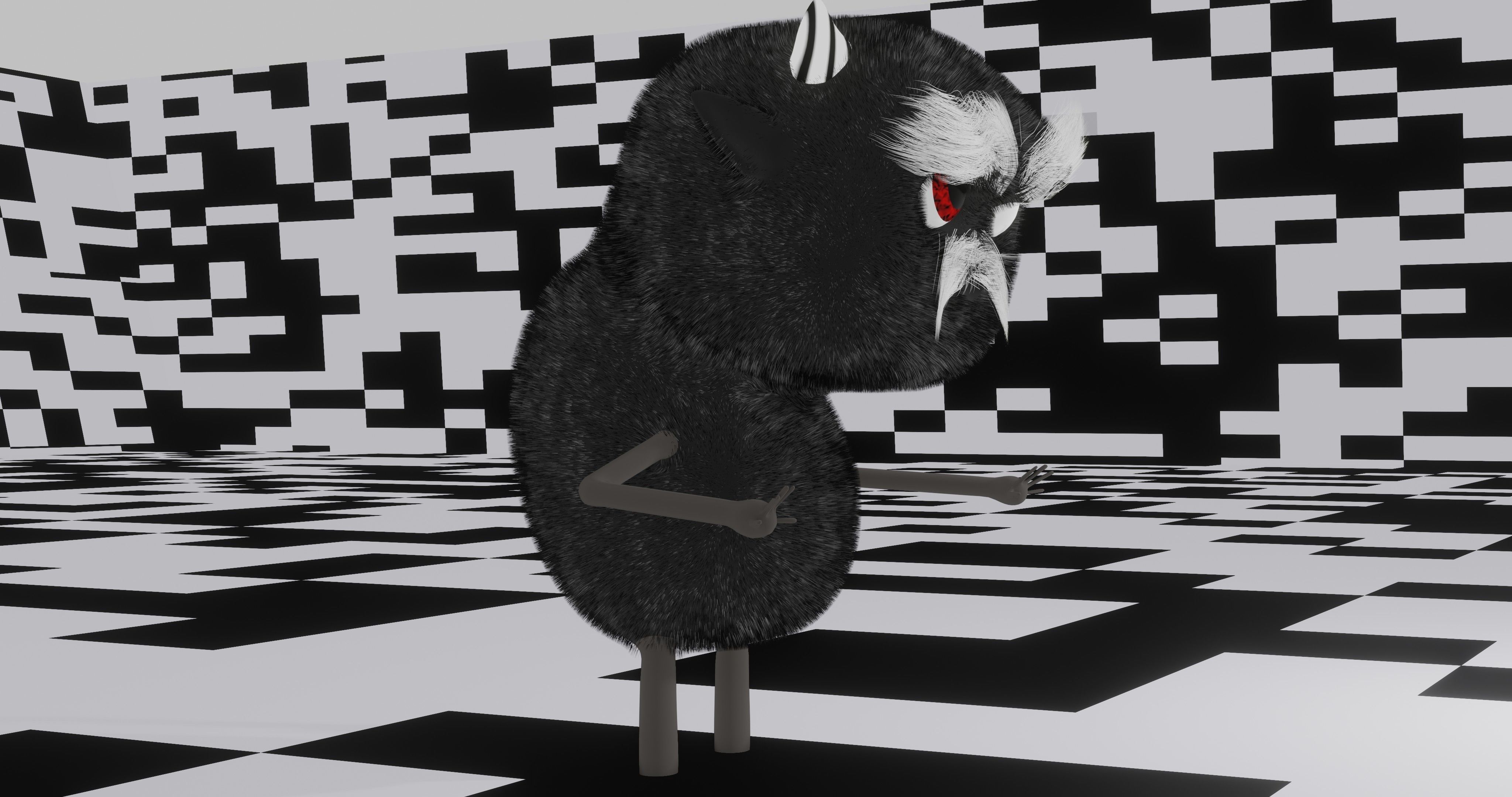 HUFFERS AND RUFFERS Low-poly 3D model_36