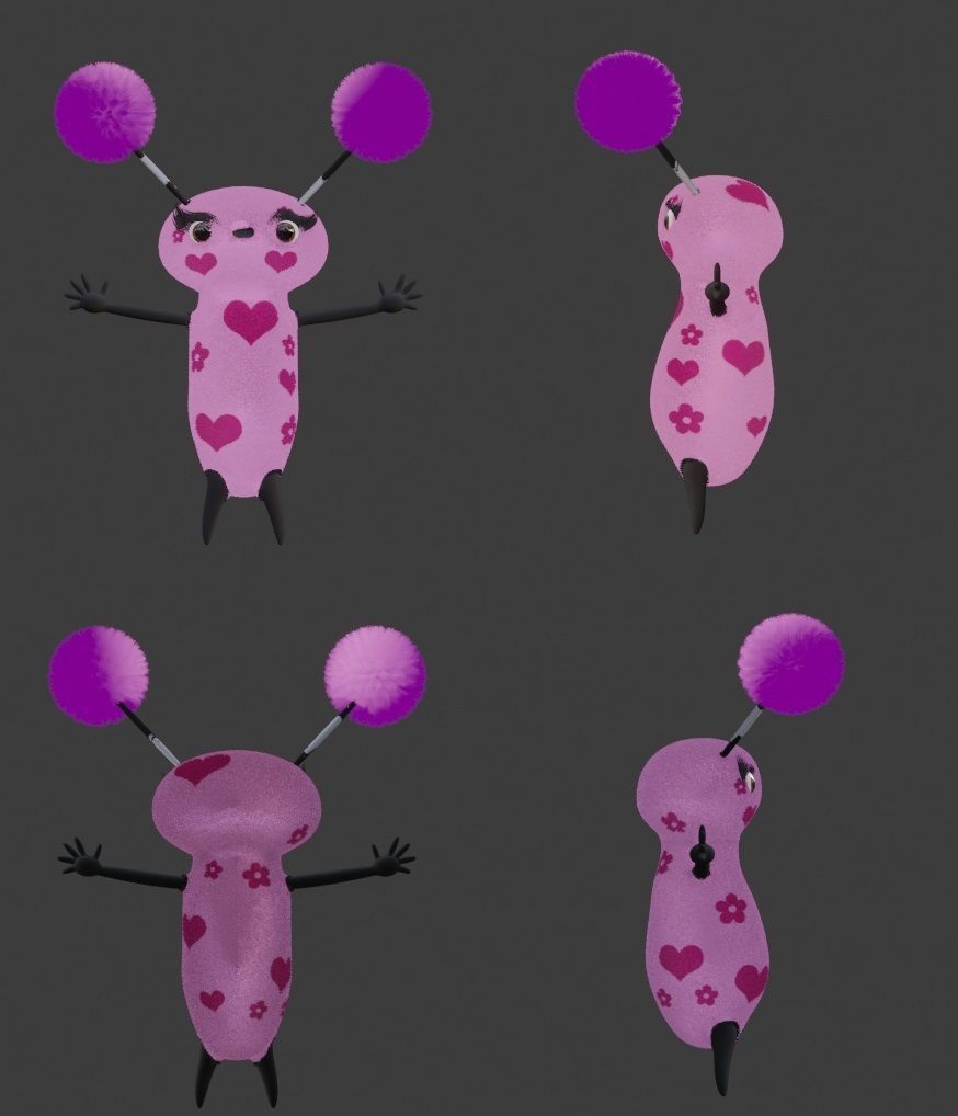 HUFFERS AND RUFFERS Low-poly 3D model_65