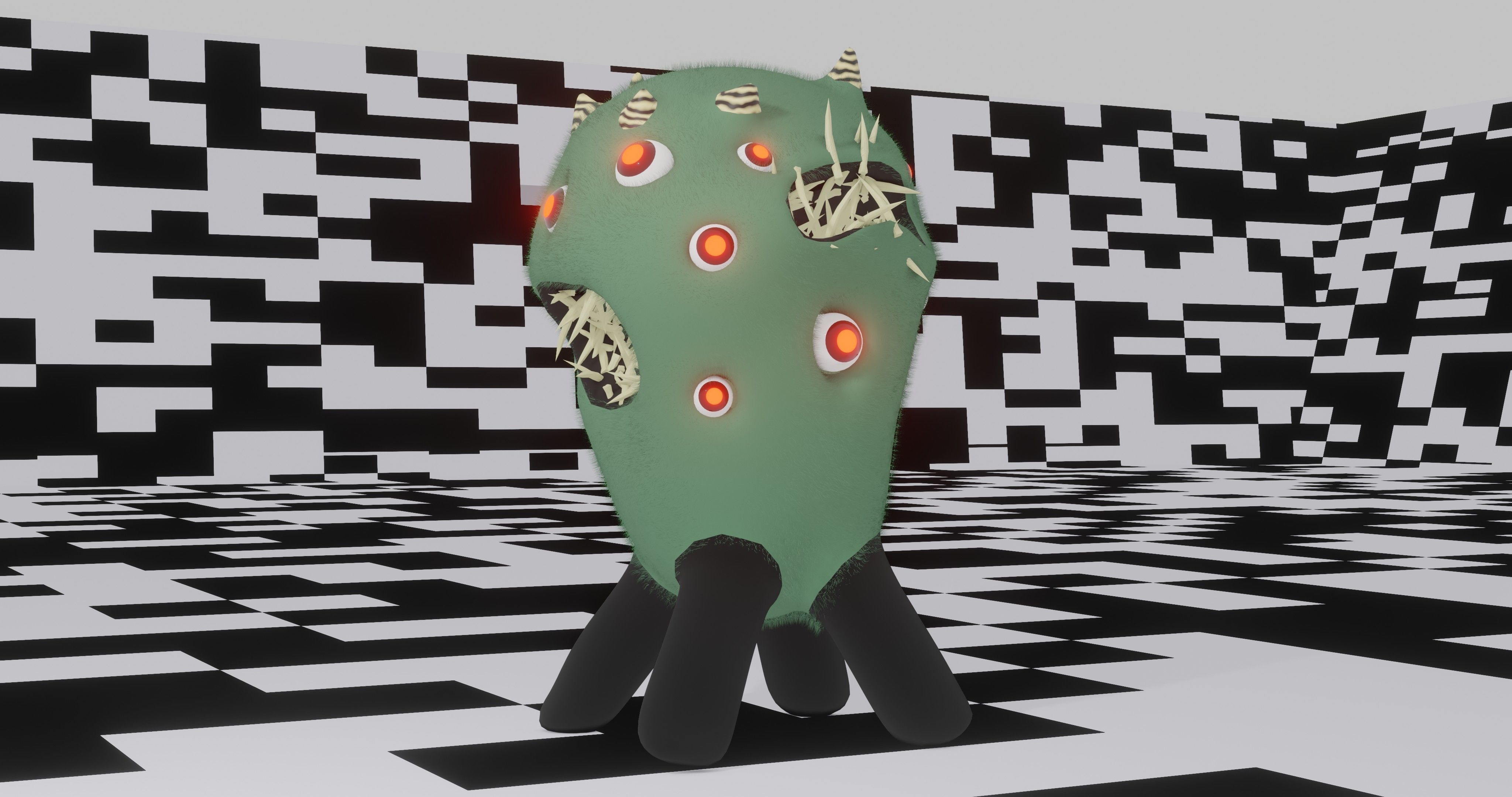 HUFFERS AND RUFFERS Low-poly 3D model_18