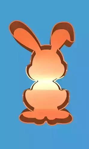 MakeIT Easter Bunny Mold 3D model