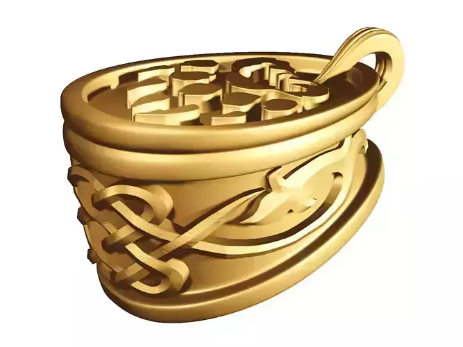 Knife handle pommel  3D print model