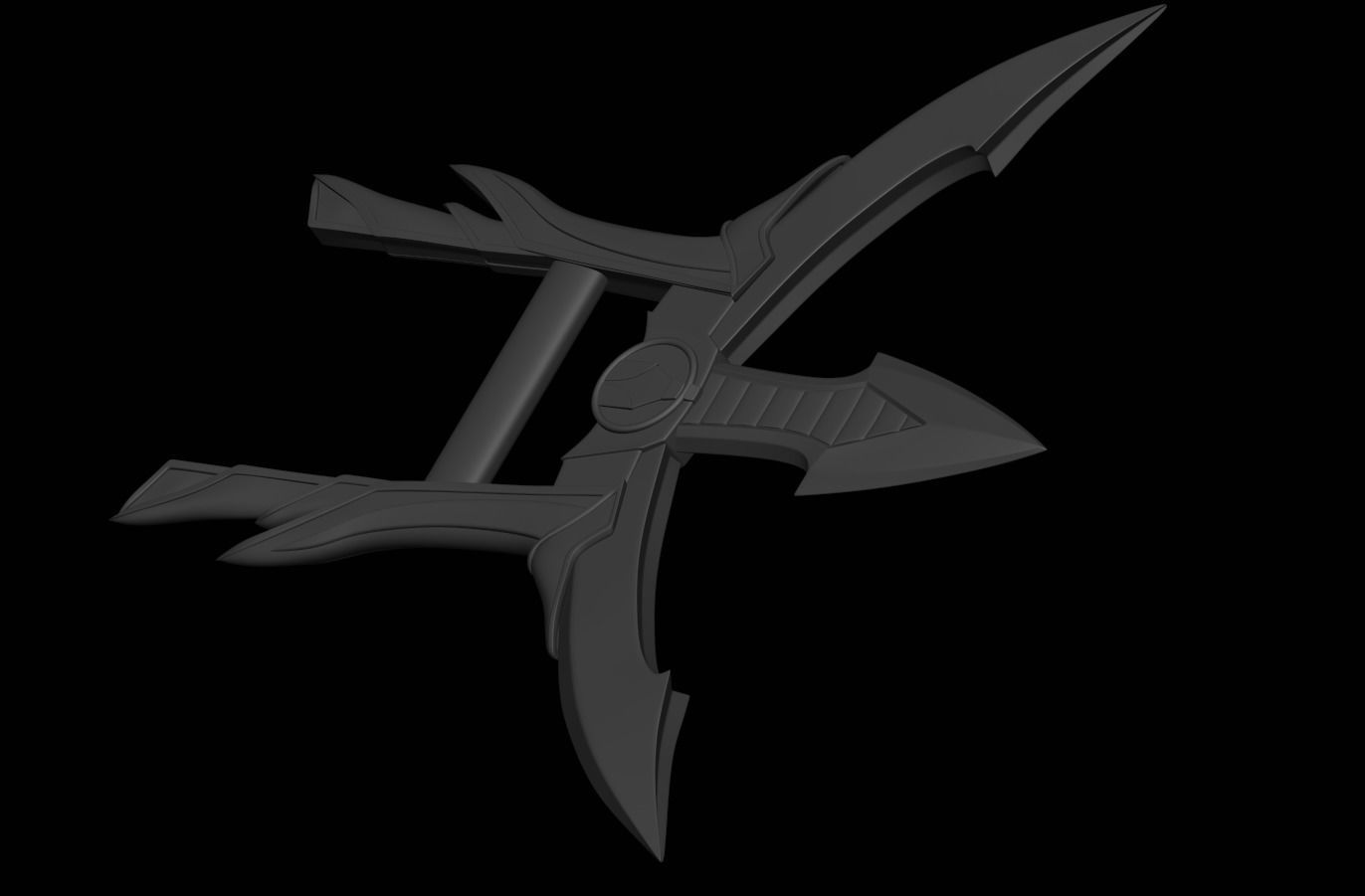 Rain weapon Katar daggers like as from Mortal Kombat 11 3D print model_6