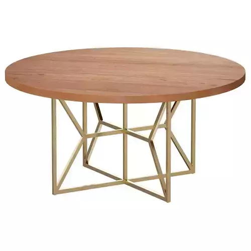 Hayes 60 Round Acacia Dining Table Crate and Barrel