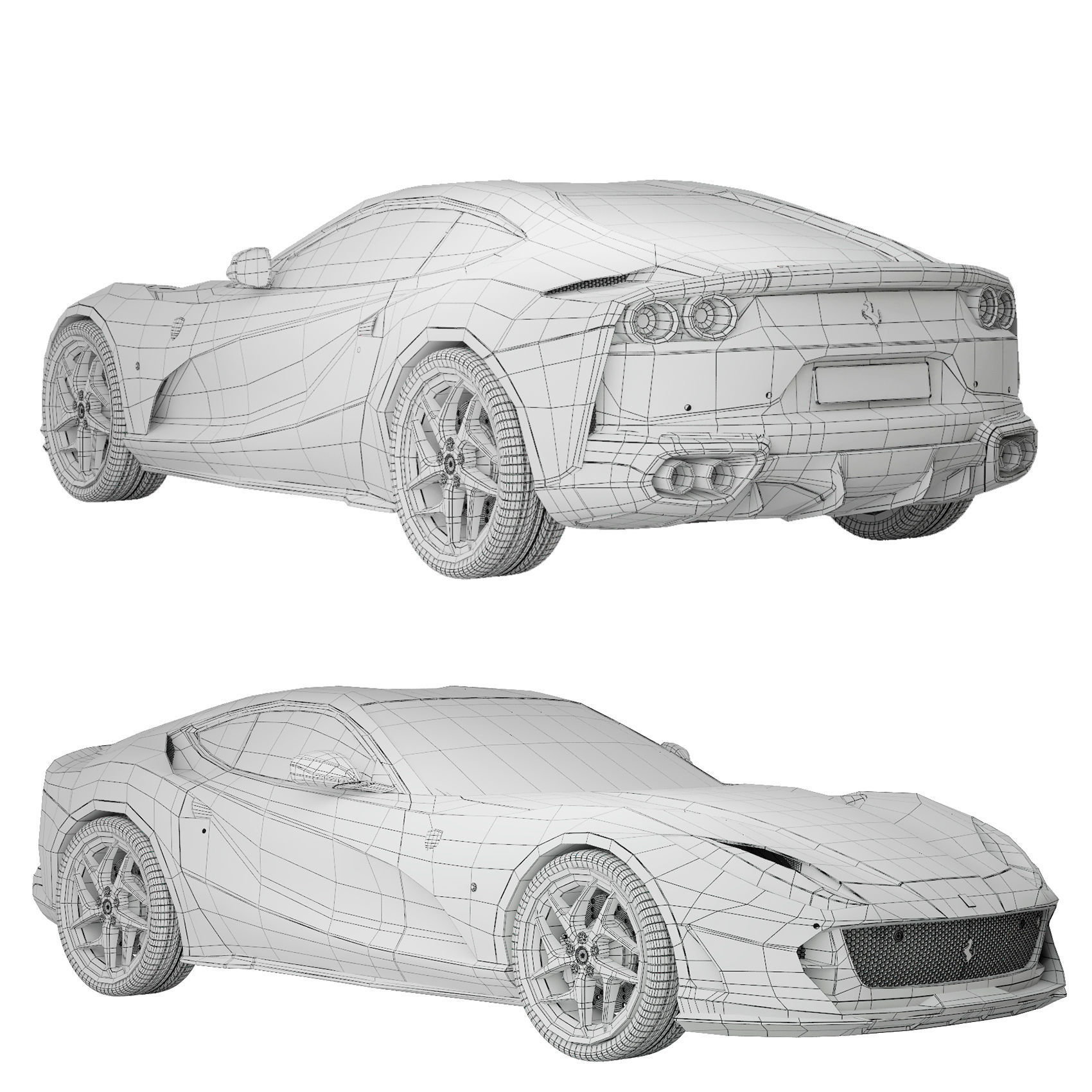 Ferrari 812 Superfast 3D model_5