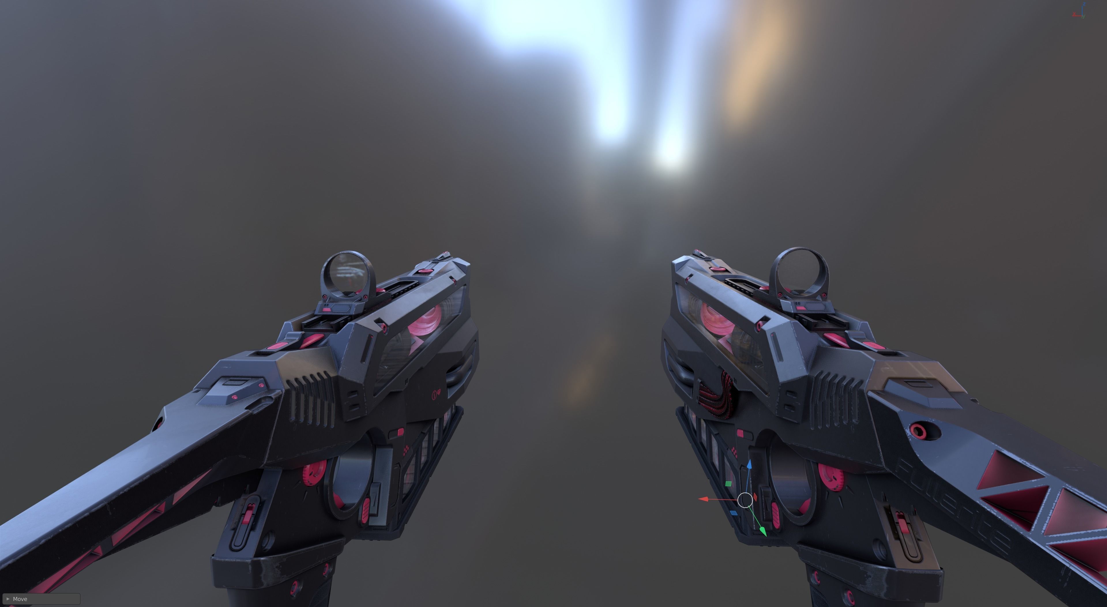 Fullerite SciFi Fun Low-poly 3D model_12