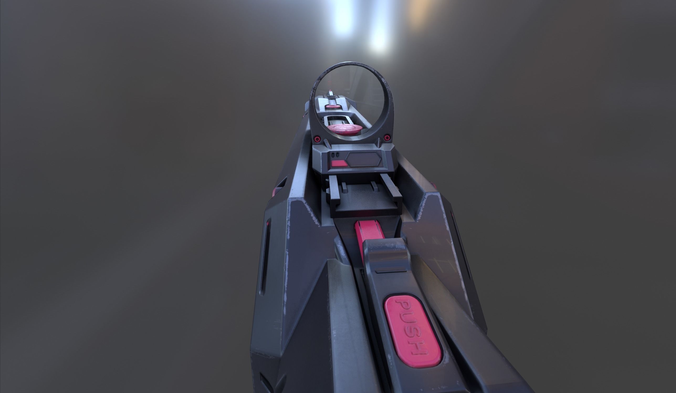 Fullerite SciFi Fun Low-poly 3D model_9