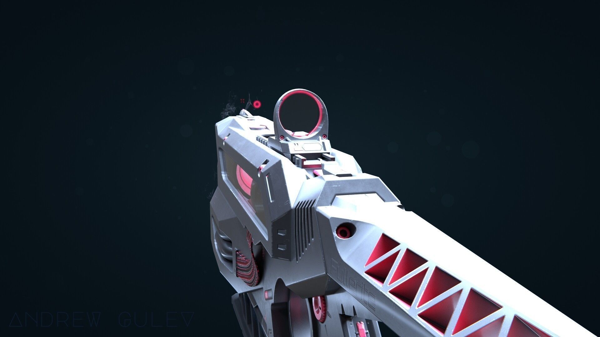 Fullerite SciFi Fun Low-poly 3D model_22