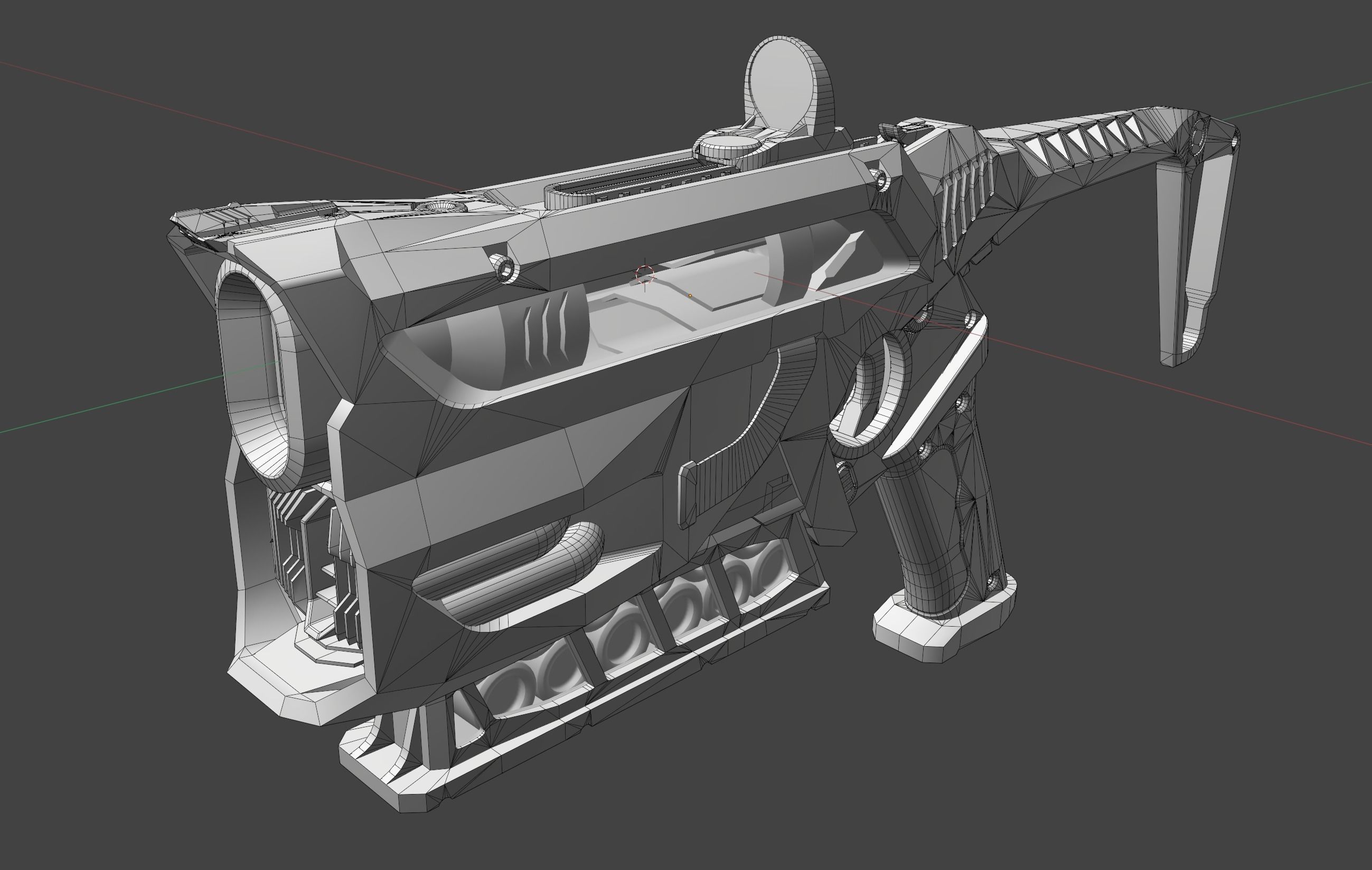 Fullerite SciFi Fun Low-poly 3D model_14