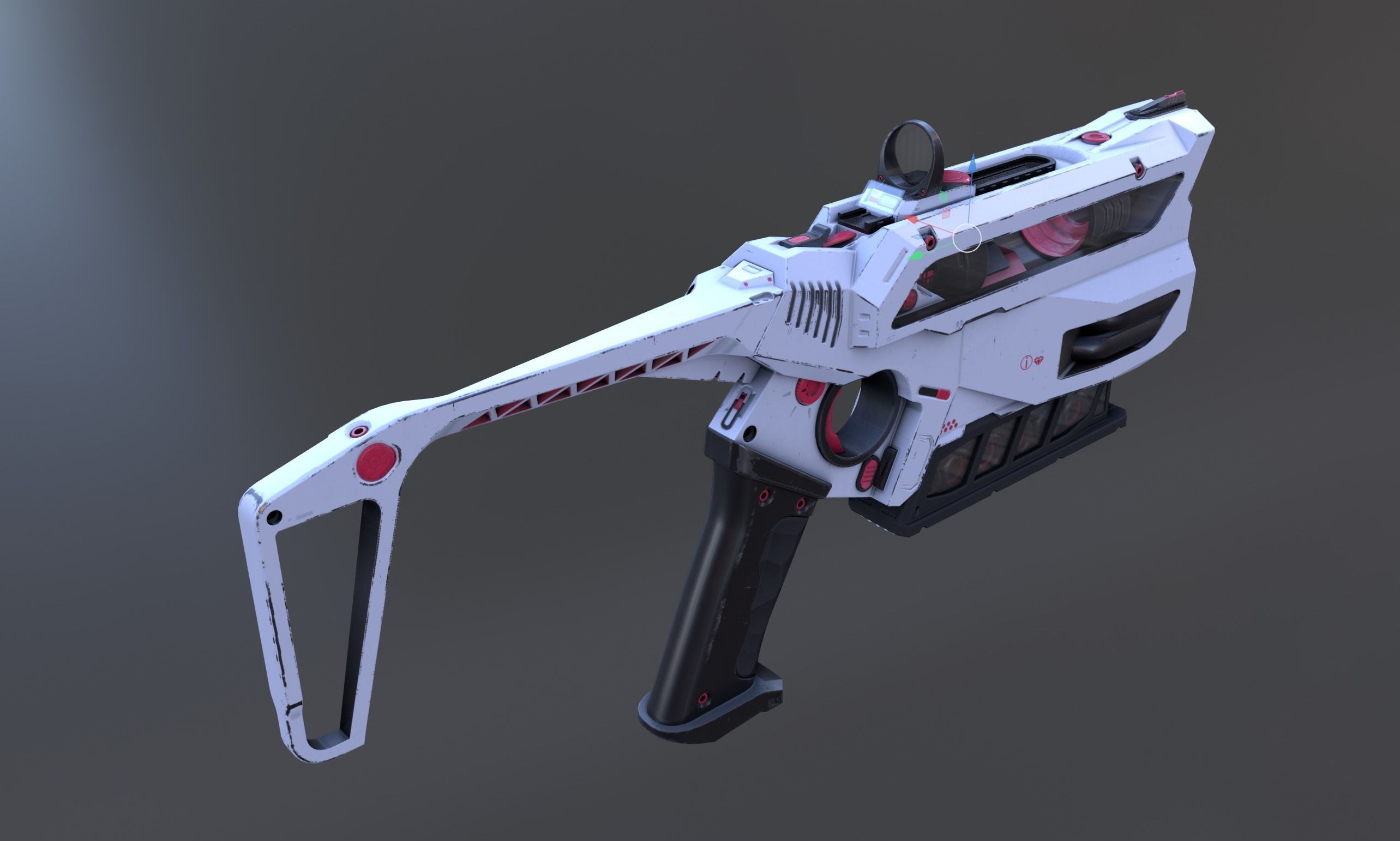 Fullerite SciFi Fun Low-poly 3D model_19