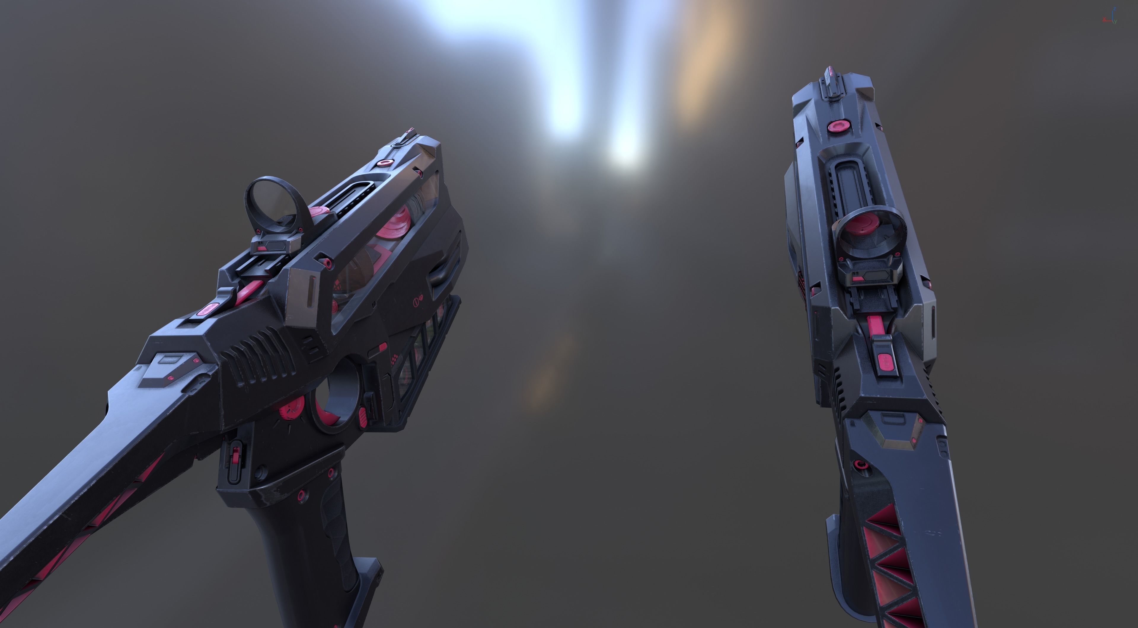 Fullerite SciFi Fun Low-poly 3D model_10