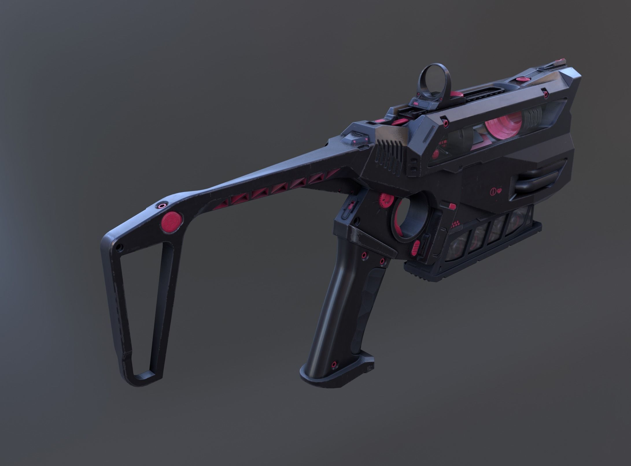 Fullerite SciFi Fun Low-poly 3D model_13