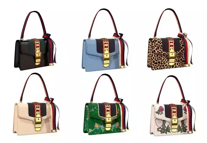 Gucci Sylvie Bag 3D Model Collection