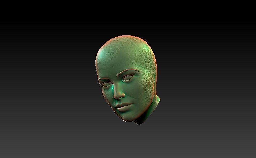 Star Wars Probe Droid Girl Pin Up 3D print model_22