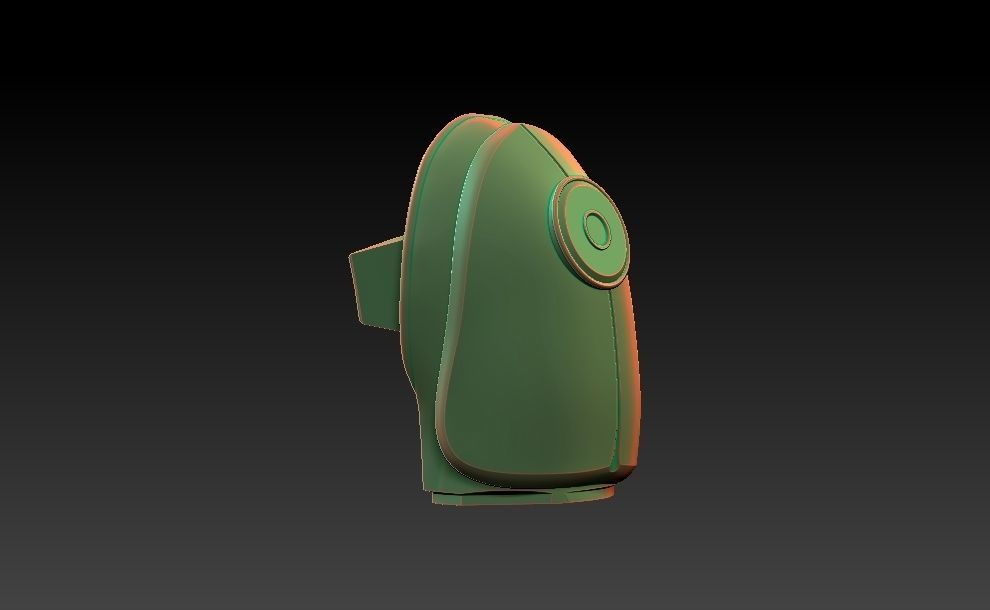 Star Wars Probe Droid Girl Pin Up 3D print model_29