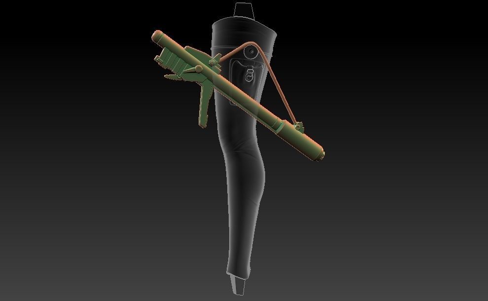 Star Wars Probe Droid Girl Pin Up 3D print model_33