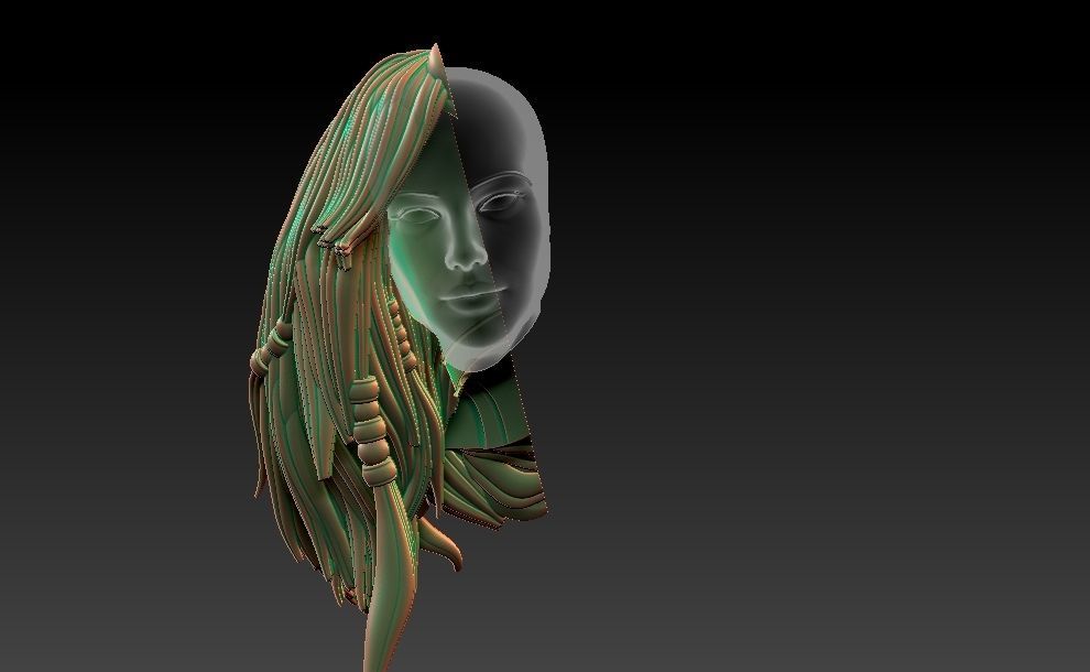 Star Wars Probe Droid Girl Pin Up 3D print model_13