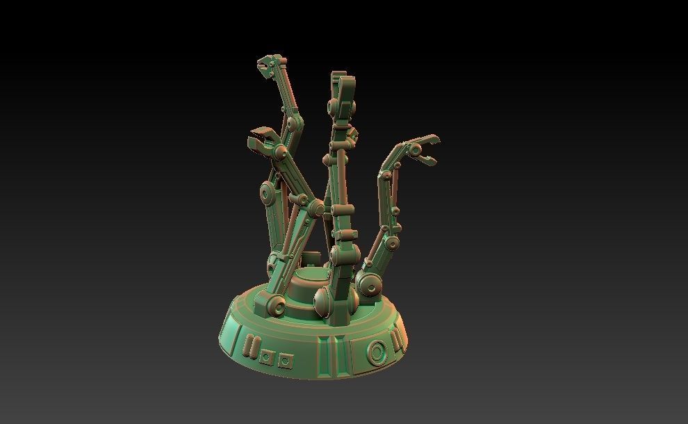 Star Wars Probe Droid Girl Pin Up 3D print model_15