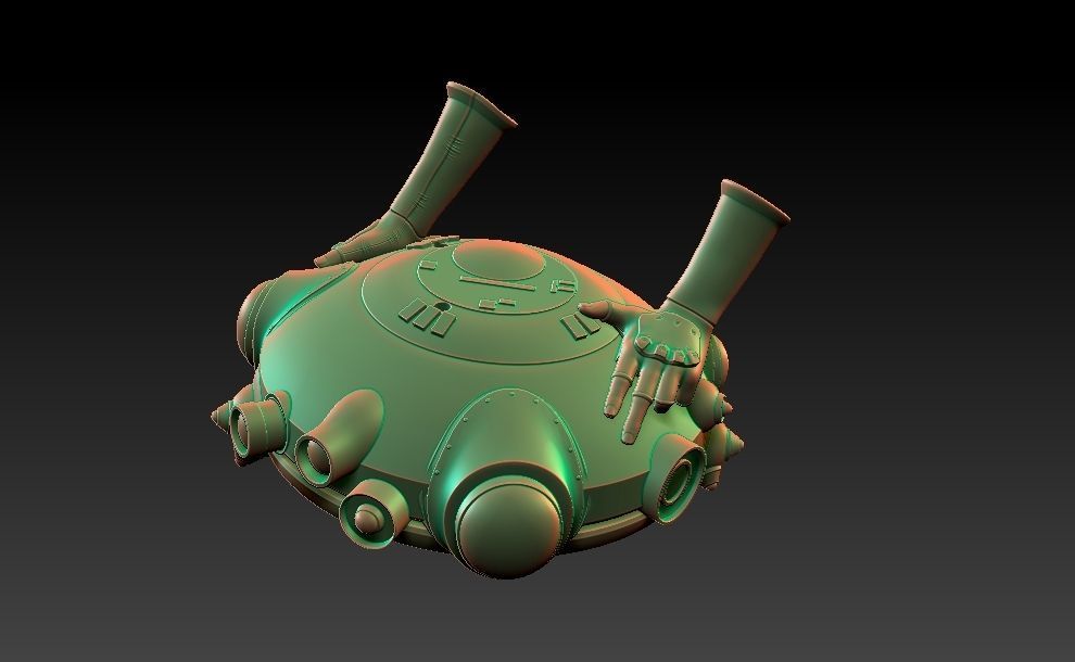 Star Wars Probe Droid Girl Pin Up 3D print model_40