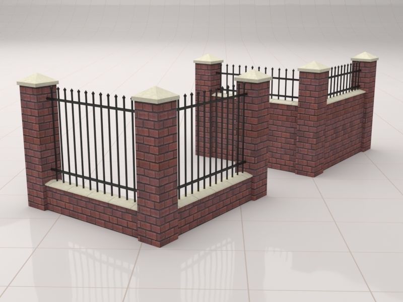 Fence Collections 3D model_11