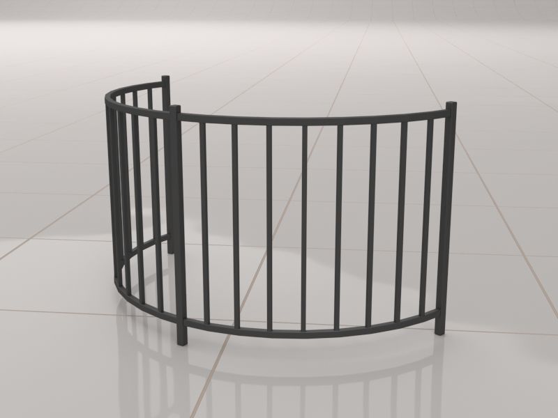 Fence Collections 3D model_7