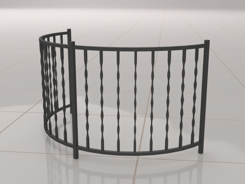 Fence Collections 3D model_8