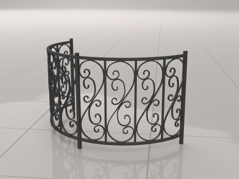 Fence Collections 3D model_6
