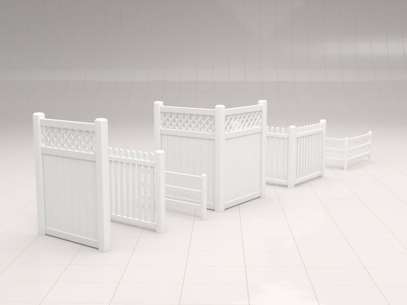Fence Collections 3D model_18