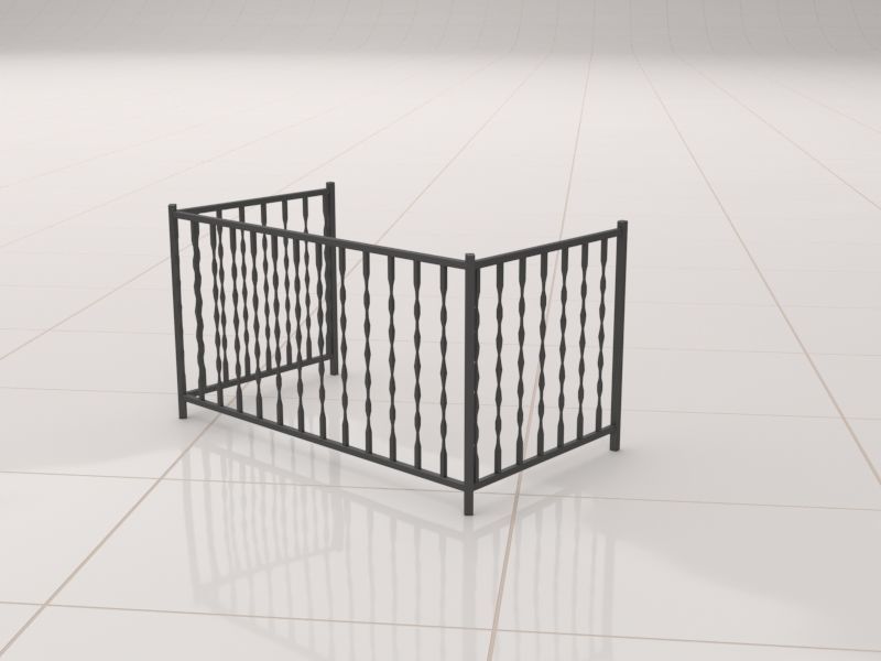 Fence Collections 3D model_28