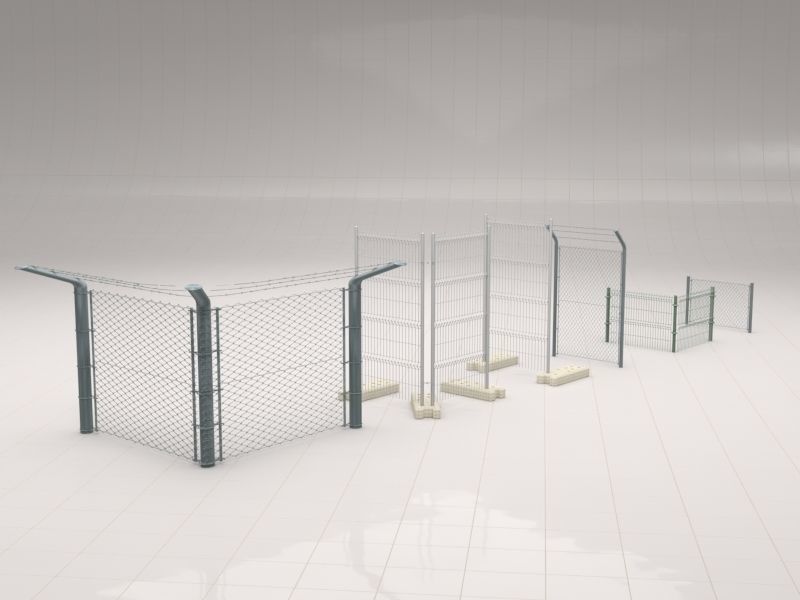 Fence Collections 3D model_17