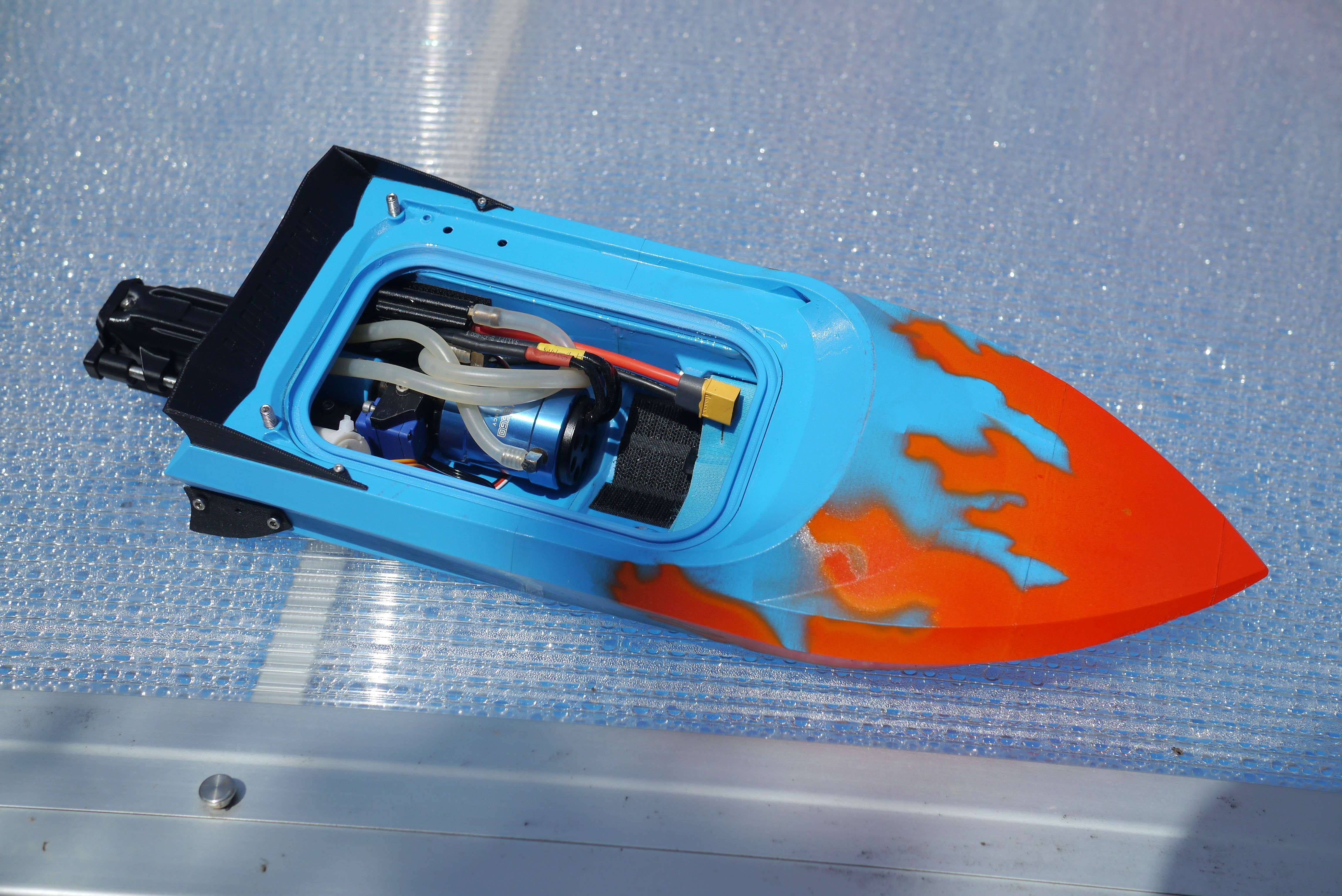 M-Jet Supersprint - 3D Printable RC Jetboat Model 3D print model_12