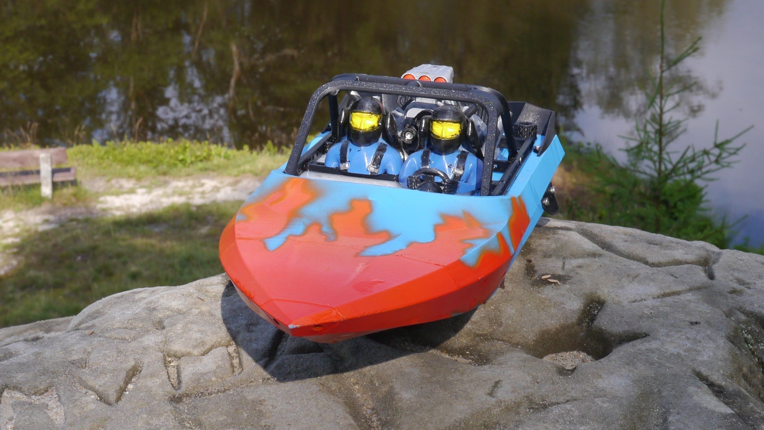 M-Jet Supersprint - 3D Printable RC Jetboat Model 3D print model_14