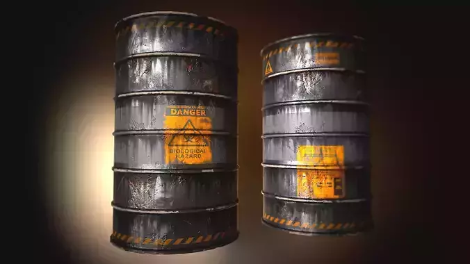 Barrel Drum Free 3D model