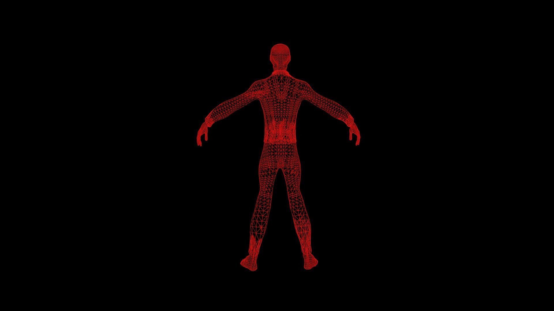 Zombie - Game Ready Character Low-poly 3D model_12