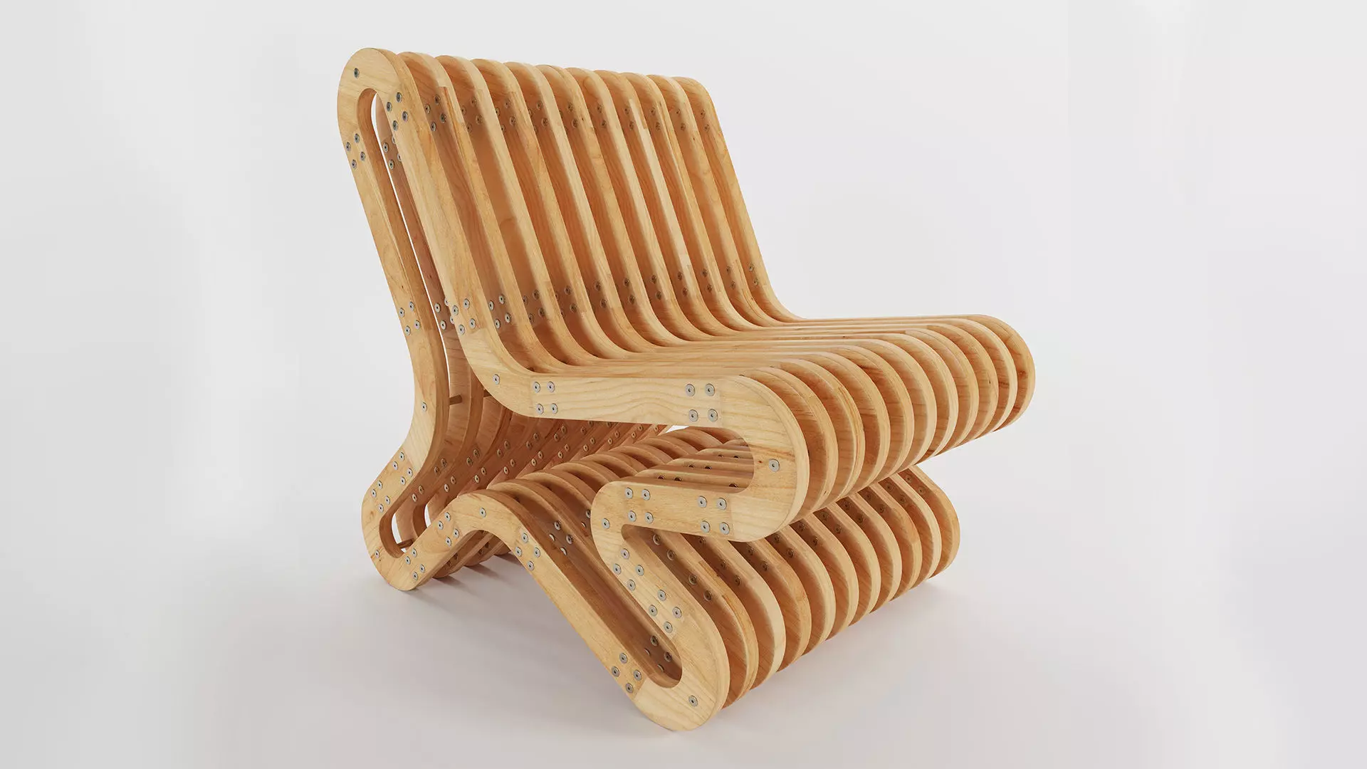 The Slank Occasional Chair - Modell 01 3D model
